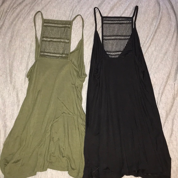 Old Navy Tank Tops Green or Black or Both - Picture 2 of 4